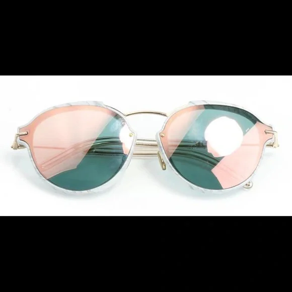 Dior | Other | Christian Dior Whitegold Marble Sunglasses  display picture 3